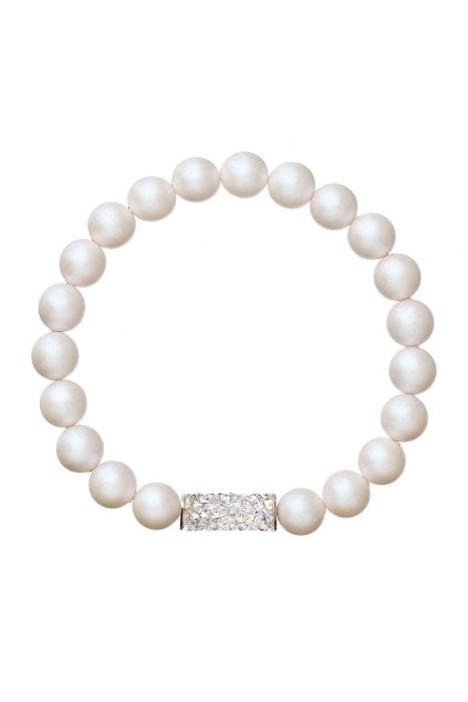 Náramek natahovací s perlami Pearlescent Wh. SWAROVSKI