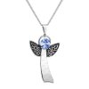 Náhrdelník Anděl Rivoli 6 light sapphire Swarovski