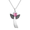 Náhrdelník Anděl Rivoli 6 rose Swarovski