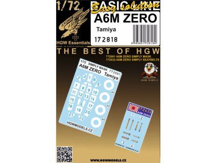 a6m zero tamiya basic line 172 172818