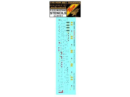 p 51d mustang popisky 148 248093