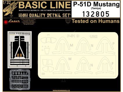 p 51d mustang basic line 132 132805