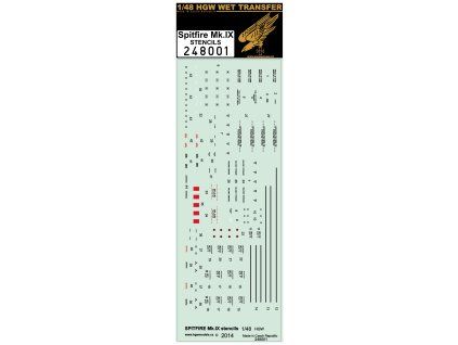 spitfire mkix stencils 148 248001