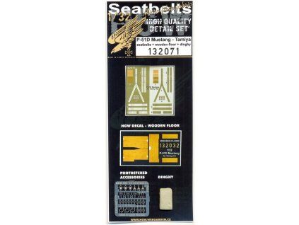 p 51d mustang seatbelts dinghy 132 132071