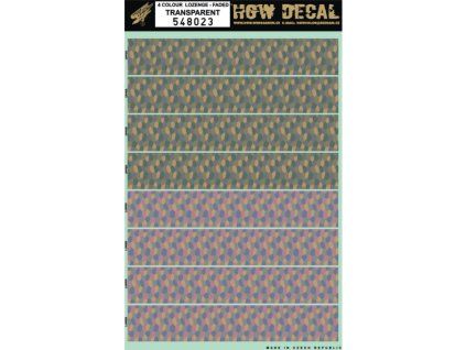 4 colour lozenge transparent 148 548023
