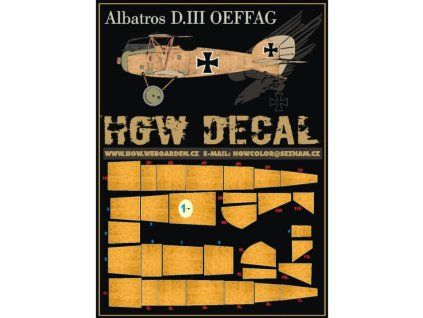 albatros diii oeffag transparent decal 148 548009
