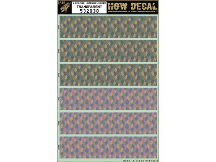 4 colour lozenge transparent 132 532030