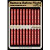 remove before flight belts 148 148528