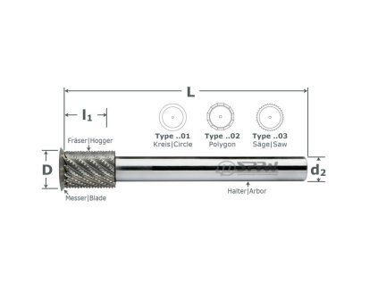 46865 kruhovy noz 21x3 120
