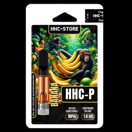 HHC-P Cartridge 20% - Banana 1 ml  Izomer 9R-HHC-P - 90% Active Substance