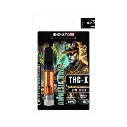 THC X Cartridge 1ml Amnesia Haze WWW.HHC STORE.CZ