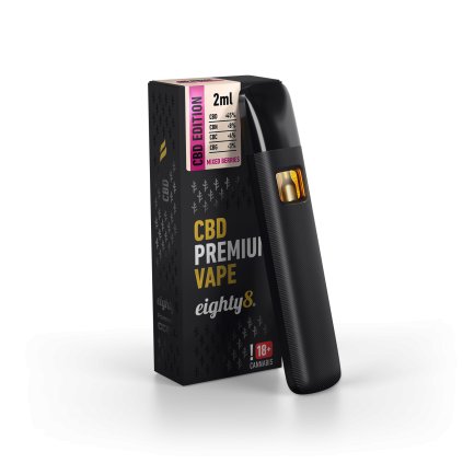 Eighty8 CBD Disposable Vape Mixed Berries 2 ml – jednorázové CBD vape pero s příchutí lesních plodů | HHC-Store.cz