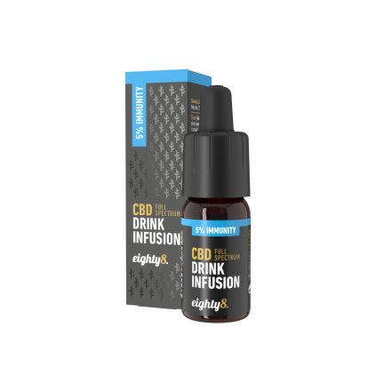 Eighty8 CBD Immunity Drops 5 % – vodou ředitelné CBD kapky s vitamíny a zinkem pro podporu imunity | HHC-Store.cz