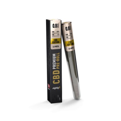 Eighty8 CBD preroll La Mota – 0,8g joint s 18 % CBD, prémiová kvalita | HHC-Store.cz