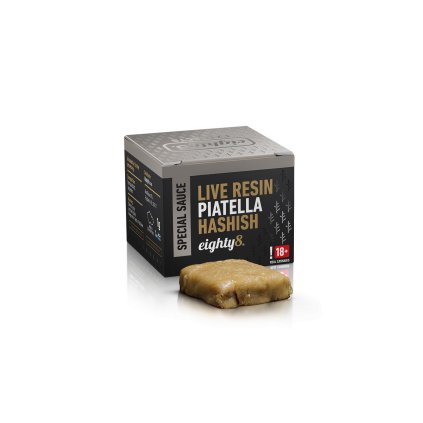 Eighty8 Live Resin Piatella Hashish – 1g měkký CBD hashish | HHC-Store.cz