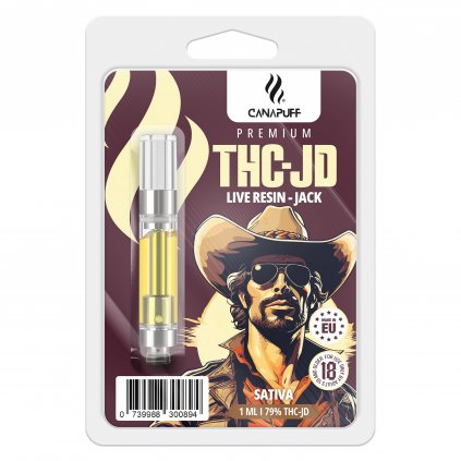 thc jd live resin jack cartridge render