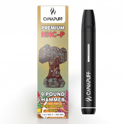 9 POUND HAMMER 96% HHC-P - CanaPuff - ONE USE - 1ml