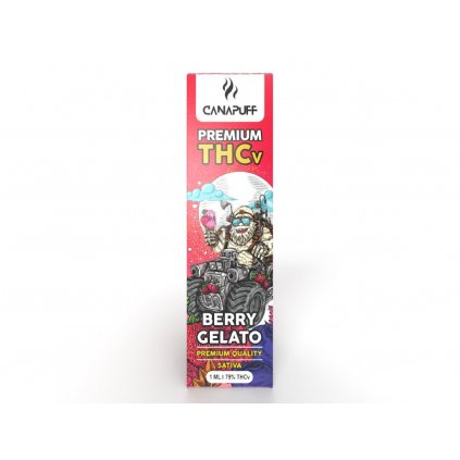 BERRY GELATO 79% THCv - CanaPuff - ONE USE - 1ml