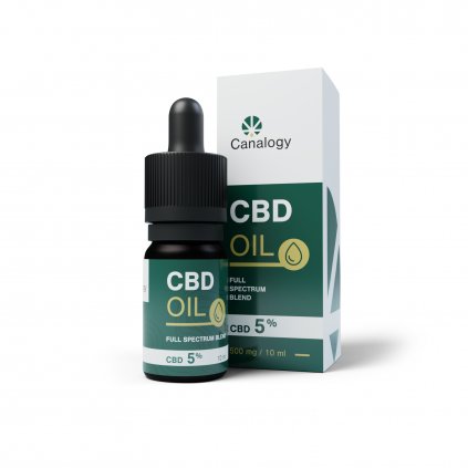 Canalogy 5% CBD OIL (Příchuť Citrón)