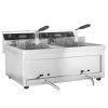 BẾP CHIÊN ĐỂ BÀN 2X12L 2X6KW COMBISTEEL