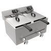 BẾP CHIÊN ĐỂ BÀN 2X8L 2X3KW-230v COMBISTEEL