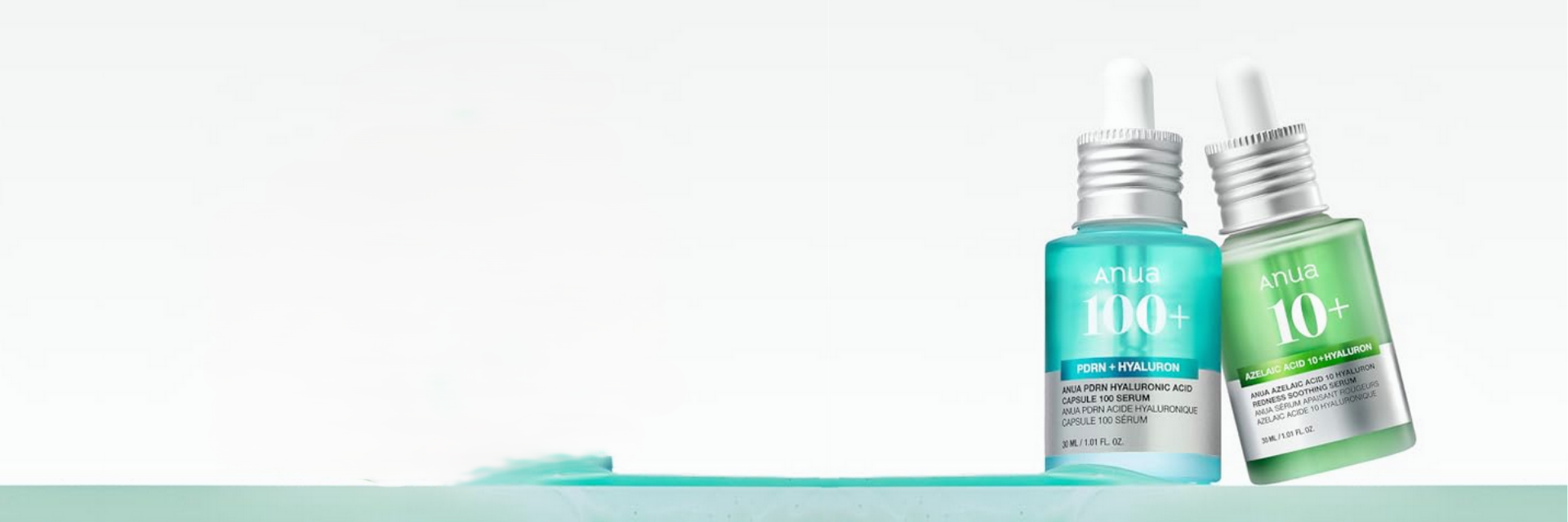 Anua – Sérum s kyselinou azelaovou a kyselinou hyaluronovou | Anua – Hydratační sérum na obličej s PDRN a kyselinou hyaluronovou