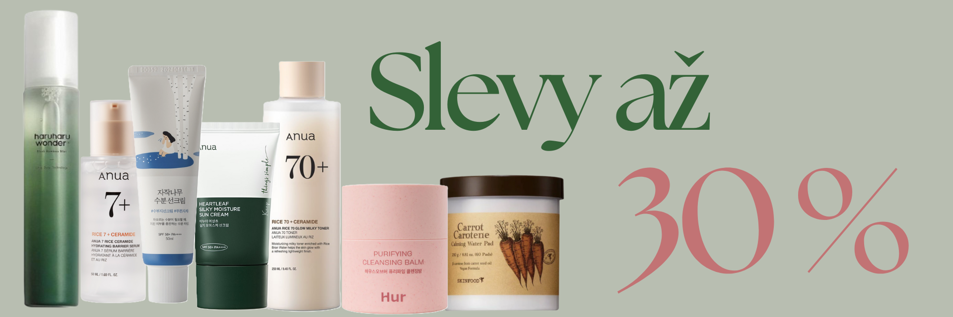 Slevy až 30 % na korejsku kosmetiku