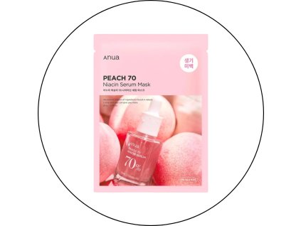 Anua - Peach 70% Niacin Serum Mask 25 g / 1 ks
