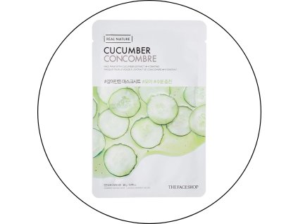 THE FACE SHOP - Real Nature Face Mask - Okurka 20 g / 1 ks