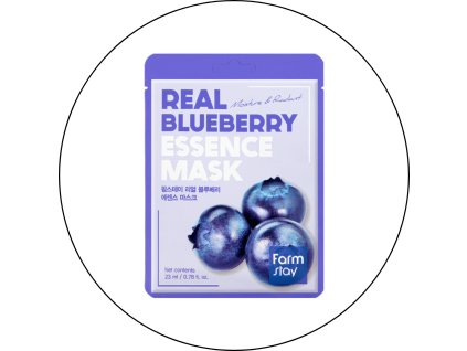 Farm stay - Real Blueberry Essence Mask 23 ml / 1 ks