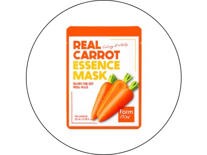 Farm stay – Plátýnková maska s mrkvovým extraktem 23 ml / 1 ks