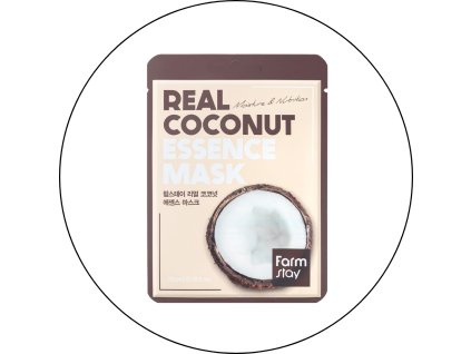 Farm stay – Plátýnková maska s kokosovým extraktem 23 ml / 1 ks