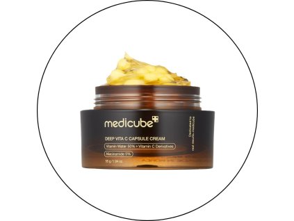 Medicube - Deep Vita C kapslový krém pro rozjasnění pleti