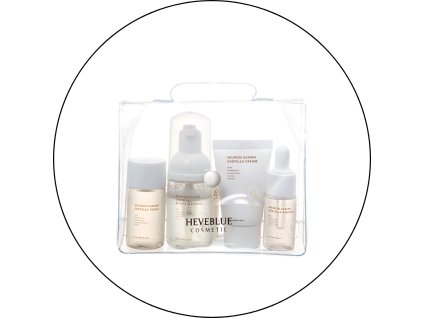 HEVEBLUE – Cestovní sada s lososovými peptidy a centellou