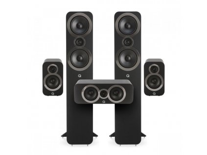 Q Acoustics Q3050i set černá (2x3050i + 2x3010i + 1x3090Ci)