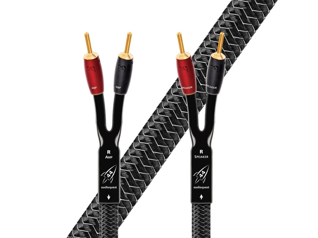 25065 6 audioquest rocket 44 fr 1 5 m reproduktorove kabely full range zlate bananky