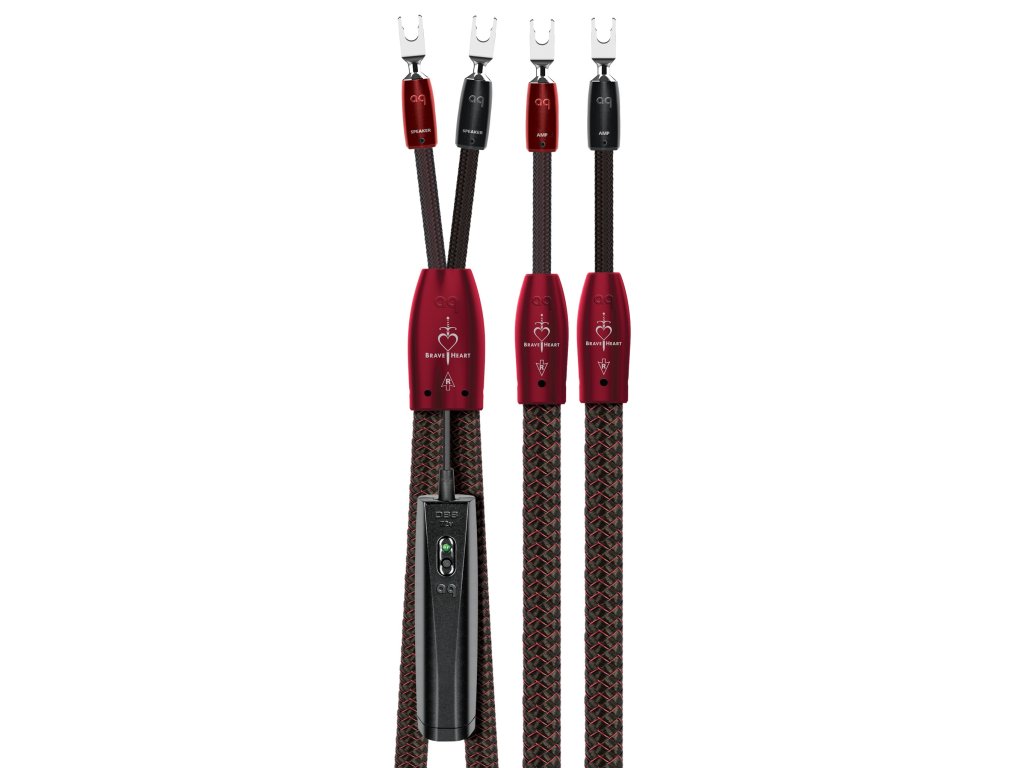 27372 6 audioquest brave heart 3 5 m vidlicky reproduktorovy kabel s vyberove medi psc