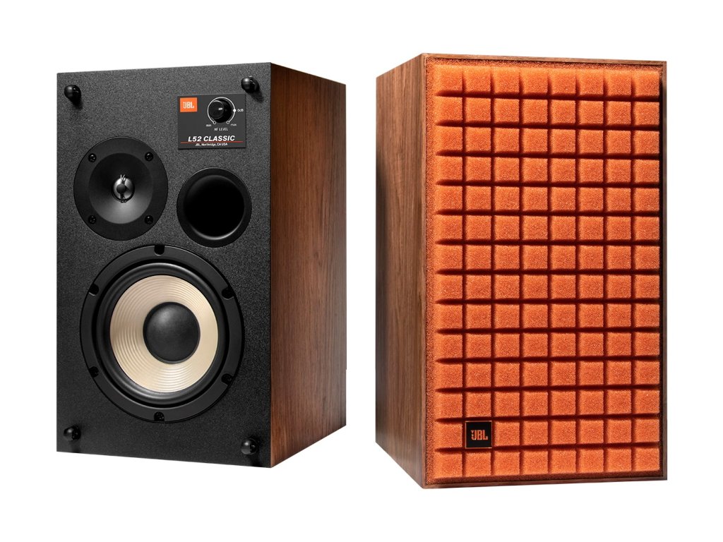 jbl l52 classic org 2 pasmove vintage regalove reprosoustavy oranzove