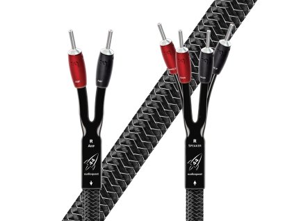 23715 6 audioquest rocket 44 sbw 3 5 m reproduktorove kabely single biwire bananky stribrne