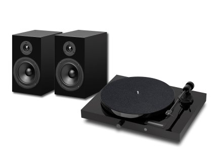 25224 12 pro ject jukebox e1 hifi set piano kompletni stereofonni audio system s gramofonem