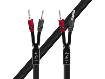 27312 5 audioquest rocket 11 fr 3 0 m reproduktorove kabely full range bananky stribrne