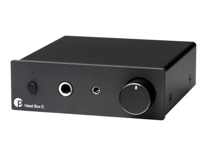 27393 2 pro ject head box e black sluchatkovy zesilovac s konektory 6 3 mm a 3 5 mm