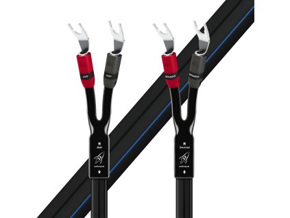 38058 4 audioquest rocket 22 fr 2 5 m reproduktorovy kabel full range stribrne vidlicky