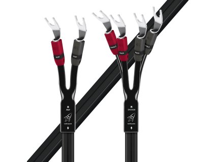 38106 3 audioquest rocket 11 sbw 4 0 m reproduktorove kabely single biwire vidlicky stribrne