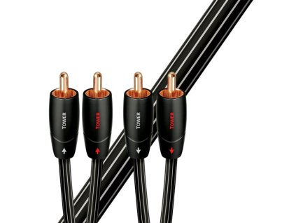 audioquest tower rr 3 0 m kabel audio 2 x rca 2 x rca