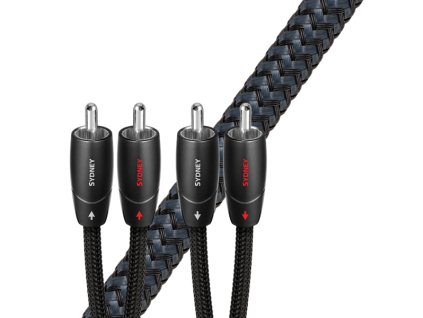 audioquest sydney rr 2 0 m kabel audio 2 x rca 2 x rca
