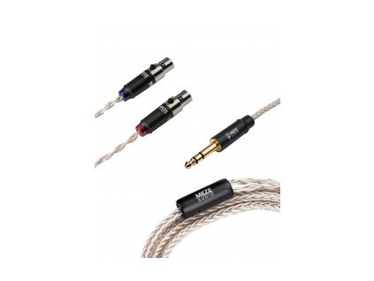 empyrean elite 6.3 mm silver plated pcuhd upgrade cables transparent 1