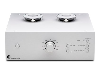 pro ject tube box ds3 b lampovy gramofonovy predzesilovac stribrny