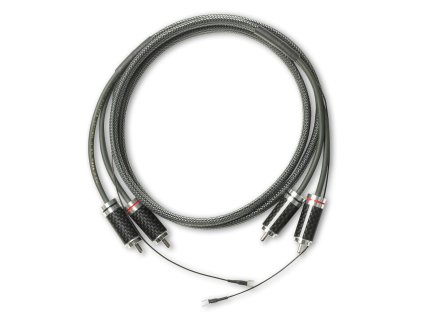 pro ject connect it phono rs rca stribrny gramofonovy kabel 123 cm rca na rca