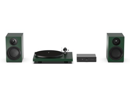 8796 9 pro ject colourful audio system e all in one hi fi system s gramofonem satin green